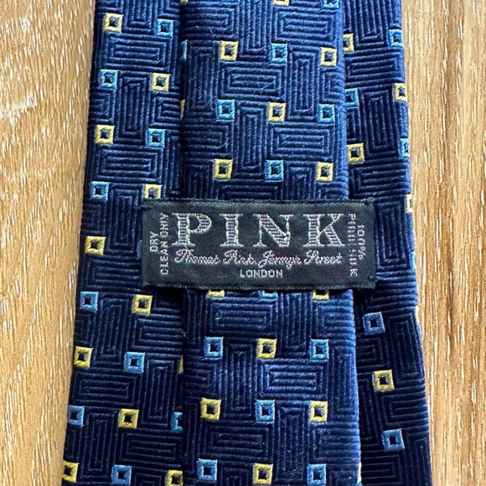 THOMAS PINK Vintage Tie Made by Charles Hill